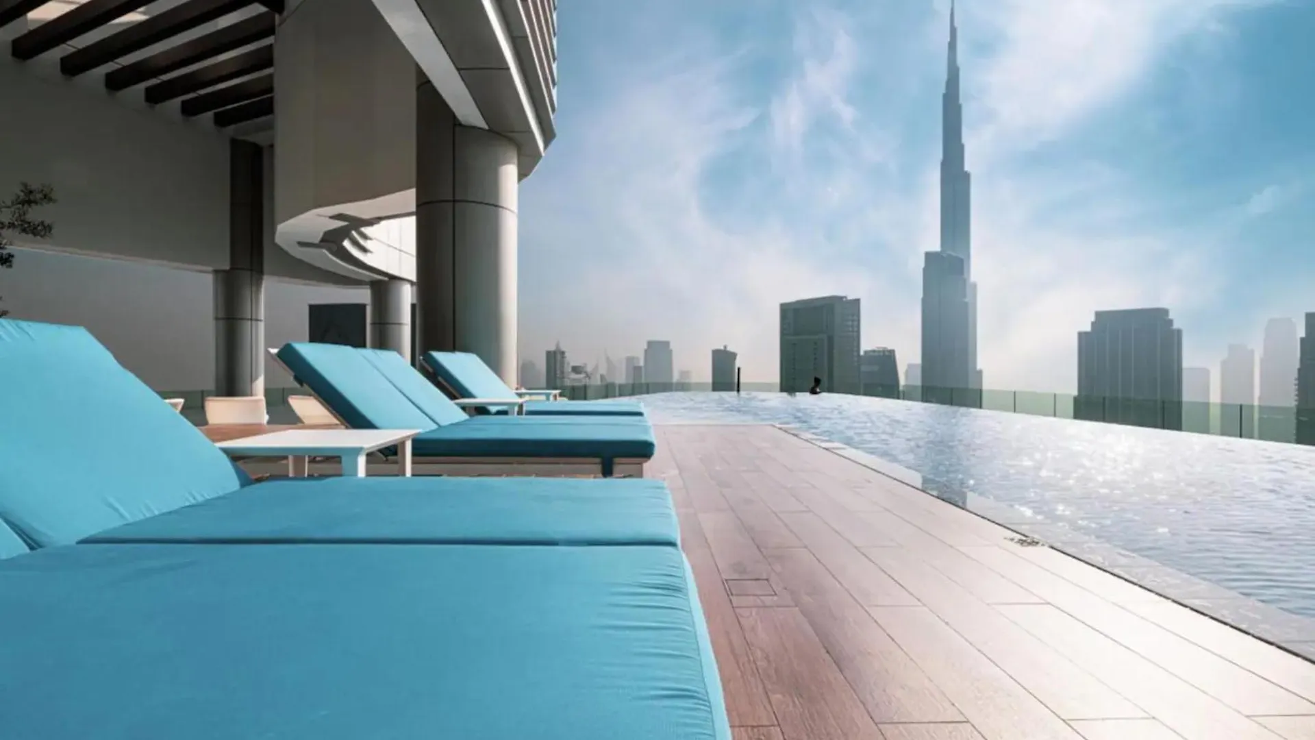 High Floor Apartment In 5 Star Hotel With Infinity Pool Burj View Gym Spa Sauna Dubai