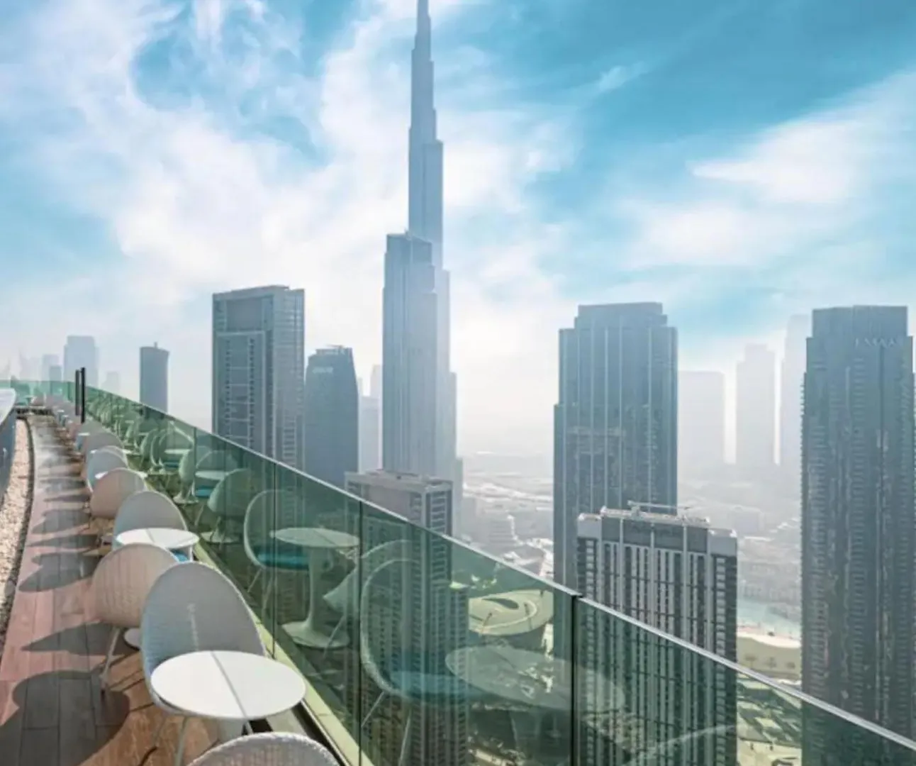 High Floor Apartment In 5 Star Hotel With Infinity Pool Burj View Gym Spa Sauna Dubai
