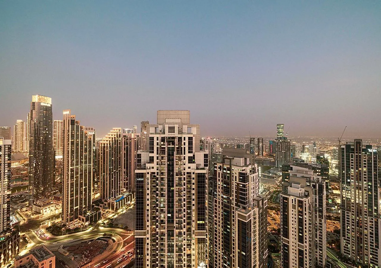 High Floor Apartment In 5 Star Hotel With Infinity Pool Burj View Gym Spa Sauna Dubai
