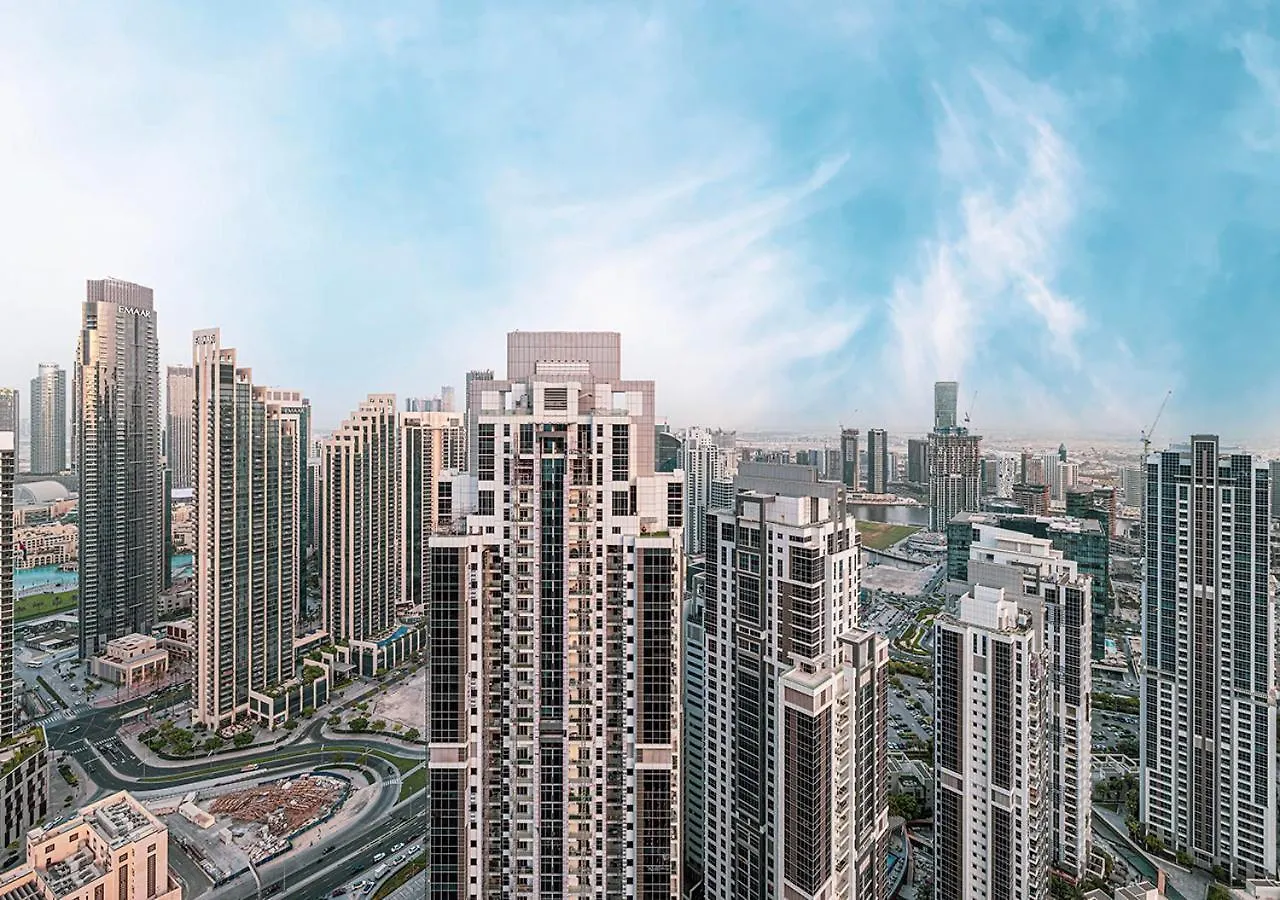 High Floor Apartment In 5 Star Hotel With Infinity Pool Burj View Gym Spa Sauna Dubai
