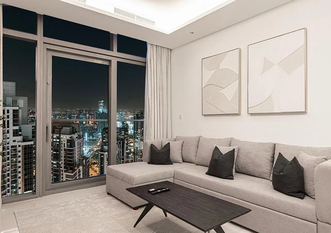 High Floor Apartment In 5 Star Hotel With Infinity Pool Burj View Gym Spa Sauna Dubai 0*,  United Arab Emirates