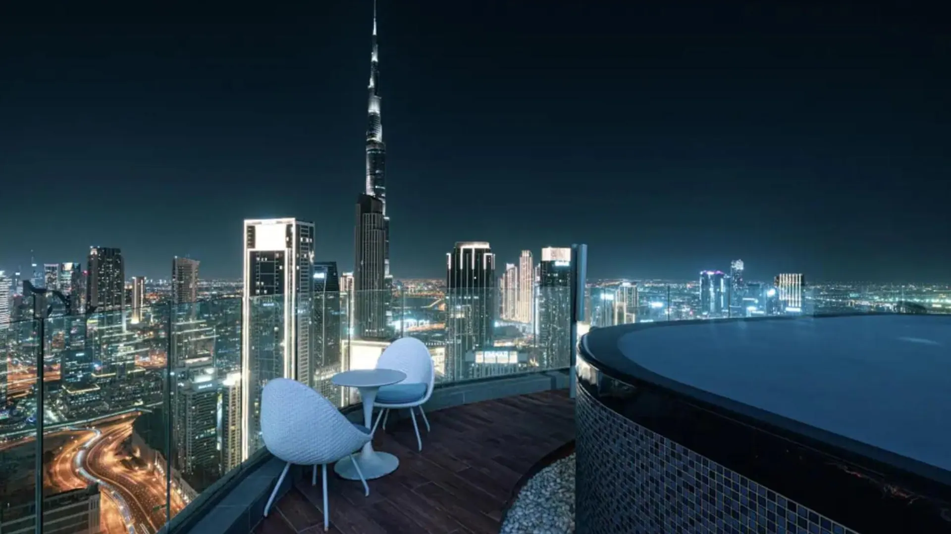 High Floor Apartment In 5 Star Hotel With Infinity Pool Burj View Gym Spa Sauna Dubai