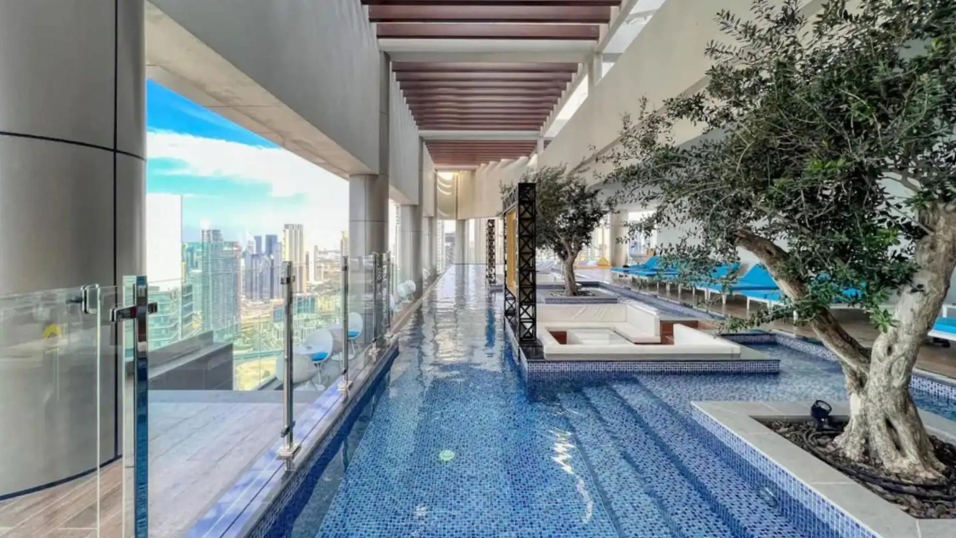 High Floor Apartment In 5 Star Hotel With Infinity Pool Burj View Gym Spa Sauna Dubai United Arab Emirates