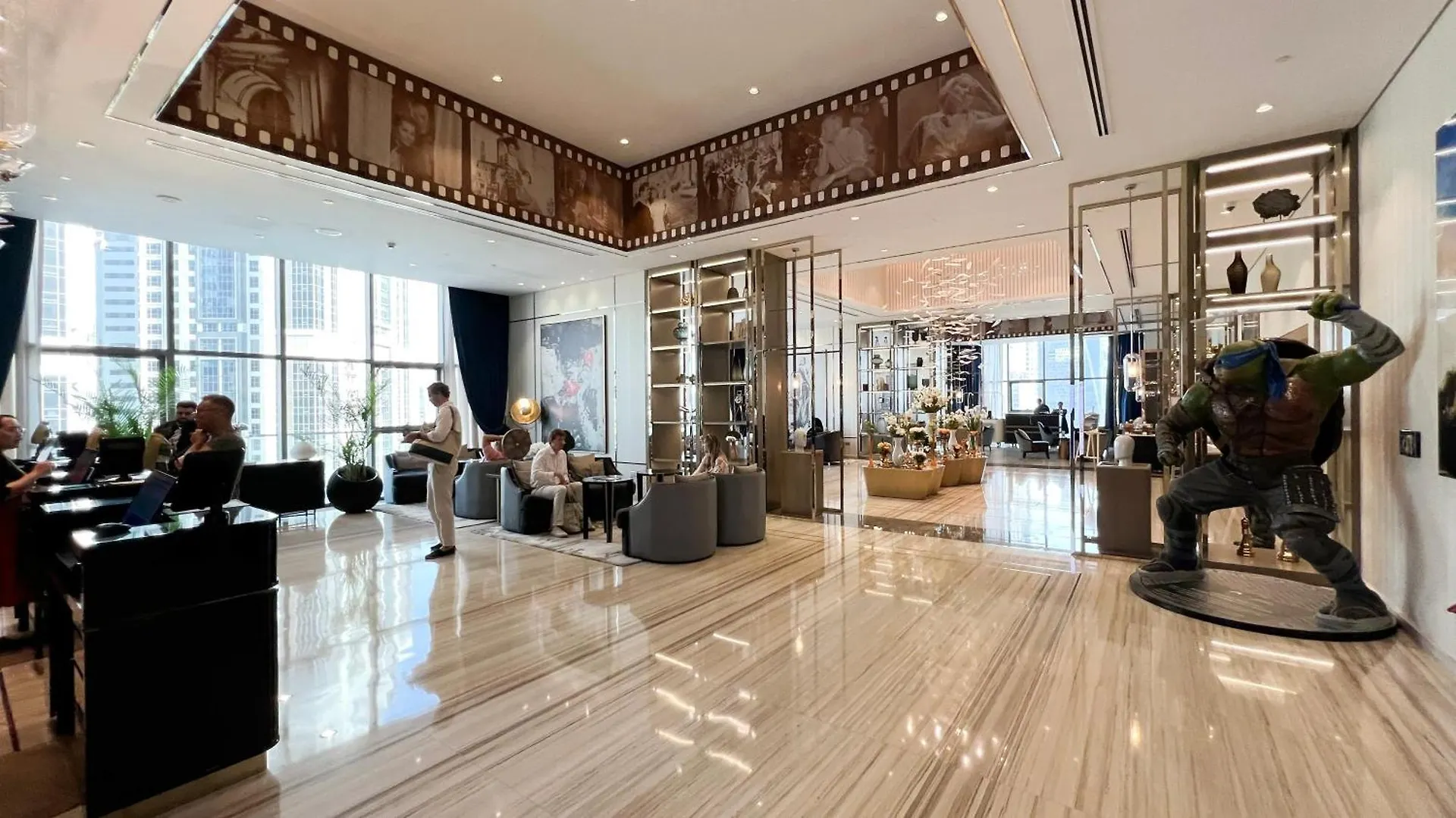 High Floor Apartment In 5 Star Hotel With Infinity Pool Burj View Gym Spa Sauna Dubai