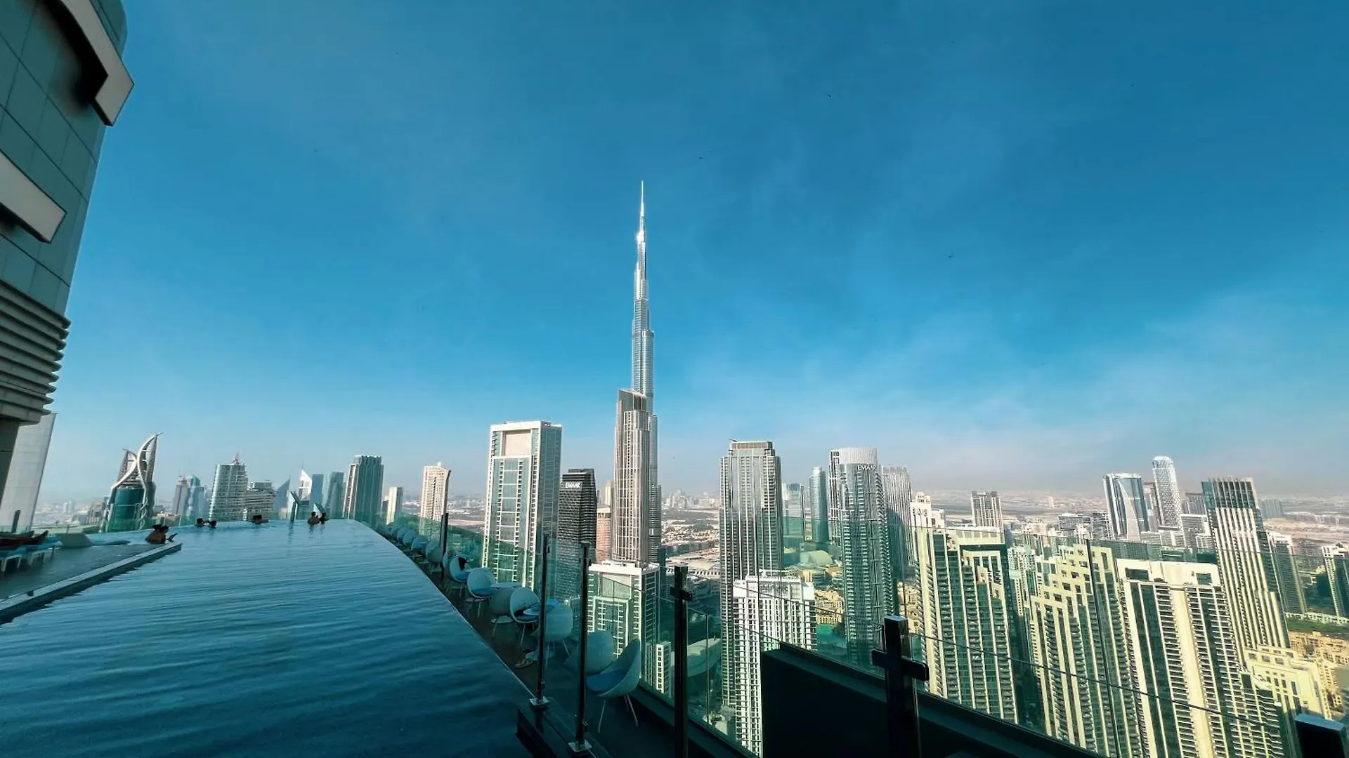 High Floor Apartment In 5 Star Hotel With Infinity Pool Burj View Gym Spa Sauna Dubai