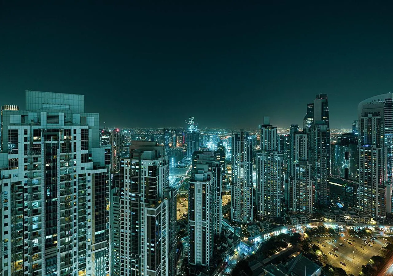 High Floor Apartment In 5 Star Hotel With Infinity Pool Burj View Gym Spa Sauna Dubai