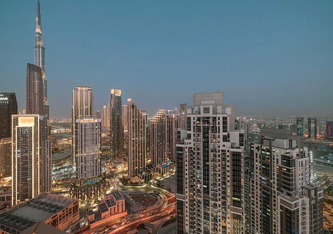 High Floor Apartment In 5 Star Hotel With Infinity Pool Burj View Gym Spa Sauna Dubai